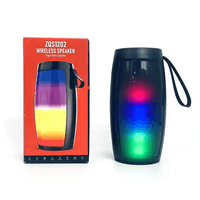 PARLANTE ZQS-1202 - Altavoz Bluetooth Con Led Multicolor