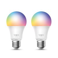 Foco TP-Link Tapo L530E (2-Pack) Smart Wi-Fi Light Bulb Multicolor