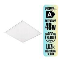 Panel Led Empotrable Lightech 48W 60X60 3CCT