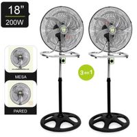 Ventiladores 3 en 1 DE 18' Bossko BK-8219VING - Combo 2Unid