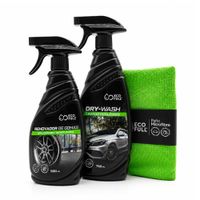 Combo ecológico Dry-wash + Renovador goma + Paño