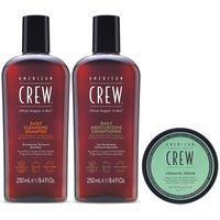 Daily Shampoo + Acondicionador + Cera Forming Cream American Crew Men