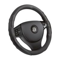 Cobertor de volante Negro/Gris Talla M PVC Werken