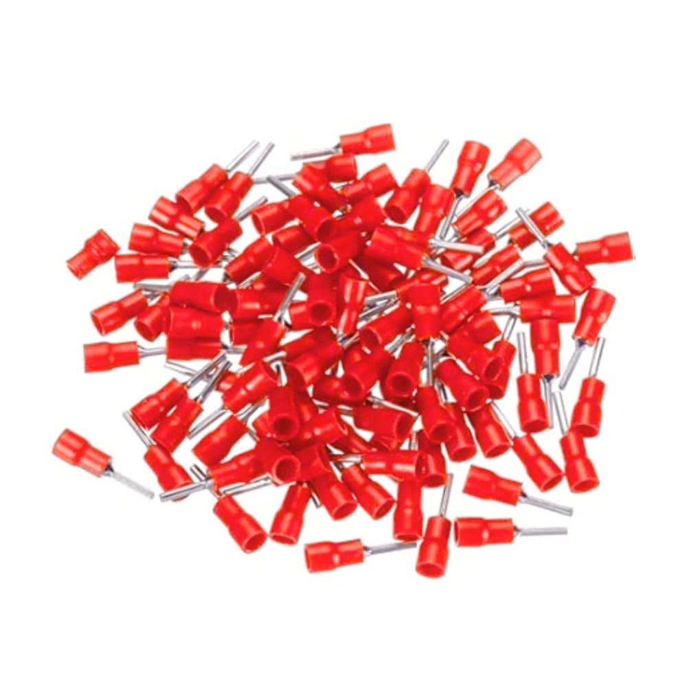 Terminal Aislado Pin Ptv1.25-10 22-16awg Rojo Tkl 25u
