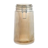 Canister Acanalado Rbuma Dorada 1800ml Life Art