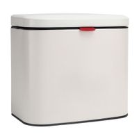 Tacho de cocina Adhesivo/Colgar Inoxidable Blanco 4 litros Orange