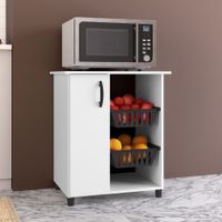 Mueble Multiuso con Frutero Dalia MDP Negro Orange