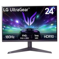 Monitor LG 24GS50F-B Gamer UltraGear 24” Panel VA FHD 1920×1080, 180Hz, HDR10 1MS