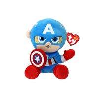 Peluche Ty Marvel Capitan America Regular