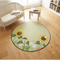 Alfombra circular piel de durazno para centro 120cm set de 2