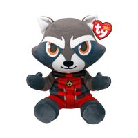 Peluche Ty Marvel Rocket Mapache Regular