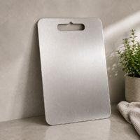 Tabla De Picar Inoxidable 34×23 Cm – Calidad Profesional