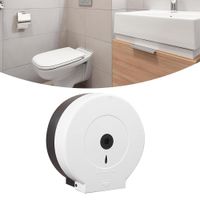 Dispensador de papel Higiénico para baño color Blanco
