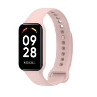 Correa de silicona Para Xiaomi Smartband 8 active / Redmi Smartband 2 Rosado