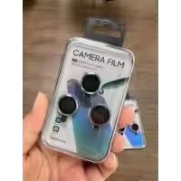 Micas de Camara Individuales Escarcha Plata para Iphone 13