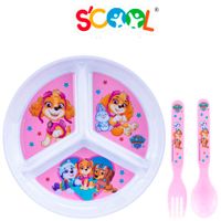 Set Plato Dividido SCOOL Paw Patrol Mujer