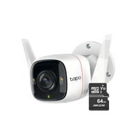 Cámara inalámbrica WiFi Exterior 2K  Tapo C310 + MicroSD 64 GB - Tplink