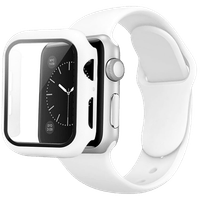 CORREA + CASE COLOR BLANCO PARA APPLEWATCH 42/44 MM