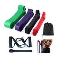 Set 4 Bandas Crossfit Ligas Elásticas De Resistencia Gym