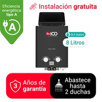 TERMA A GAS 8L GLP PREMIUM RHEEM - TIRO NATURAL SIN DUCTO