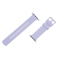 CORREA DE SILICONA LABRADA PARA WATCH 42-44-45-49 MM LILA