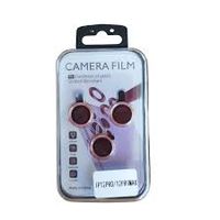 Micas de Camara Individuales Metal Rosado para Iphone 13