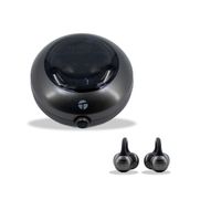 Audífonos Inalámbricos TEROS TE-80712N Bluetooth Carga Tipo C Negro Titanium
