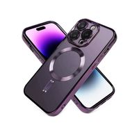 Case con MagSafe para carga inalámbrica para iPhone 13 PRO MAX - Violeta