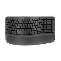 Logitech - Teclado Wave Keys Ergo Wireless Spa - Negro