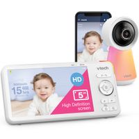 Monitor de Bebé VTech RM5756HD Wi-Fi Full HD 1080p con Pantalla HD 5"" Cámara 2K y App VTech Baby Plu