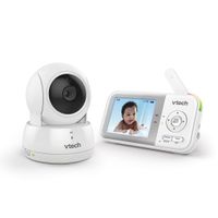 Monitor de Bebé VTech VM3262 con Cámara Pan/Tilt, Pantalla LCD a Color 2.8"" y Audio Bidireccional