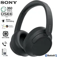 Sony Audifonos Bluetooth 5.2 Noise cancelling 35hrs Wh-CH720N Over-Ear Negros