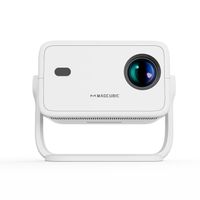 Proyector MAGCUBIC L018 Blanco Compacto de Alta Definición