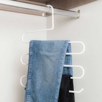 Organizador multiprenda blanco para pantalones y bufandas Más Casa Perú