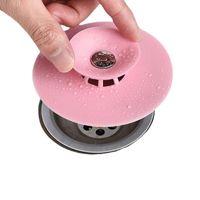 Filtro de Silicona para ducha Tapón de agua para fregadero