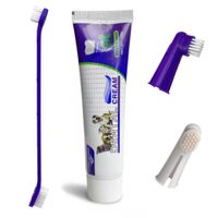 Kit Cepillo de Dientes y Pasta Dental para Perros y Gatos