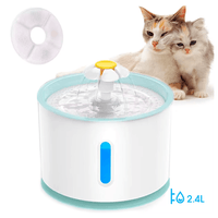 Fuente de Agua Bebedero para Mascotas Pet Celeste