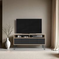 Rack Tv 55"" 4 Puertas Vassel Cartagena Wengue