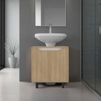 Mueble Para Lavamanos Marlo Fresno Blanco