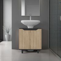 Mueble Para Lavamanos Marlo Wengue Fresno