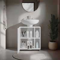 Mueble Para Lavamanos 1 Puerta Pascuale Blanco