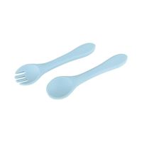 Set Cubiertos Infanti Silicona Niño