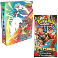 Cartas Pokemon TCG - Mega Evolution 10 Cards y Mini Album (Español)