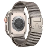 Correa de Titanio Milanese Loop Malla Buckle Para Apple Watch 44/45/46/49mm