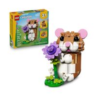 LEGO Creator 3 in 1 Cute Hamster Con Flor 31376