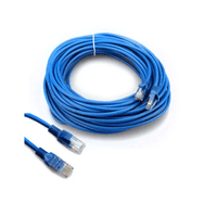 Cable De Red Utp Cat 5 Nuevo Sellado Testeado Rj45 20 Metros - Azul