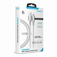 Cable de titanio Naztech USB to Lightning
