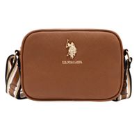 CARTERA CROSSBODY US POLO ASSN CANVAS CLASSIC ZIP COGNAC