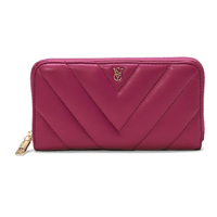 BILLETERA GRANDE CON CREMALLERA VICTORIAS SECRET GUINDA