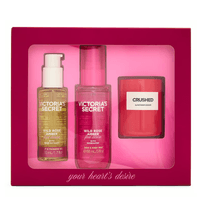 SET DE REGALO VICTORIA SECRET 3 PIEZAS WILD ROSE AMBER
